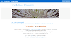 Desktop Screenshot of innerbrilliancechiropractic.com